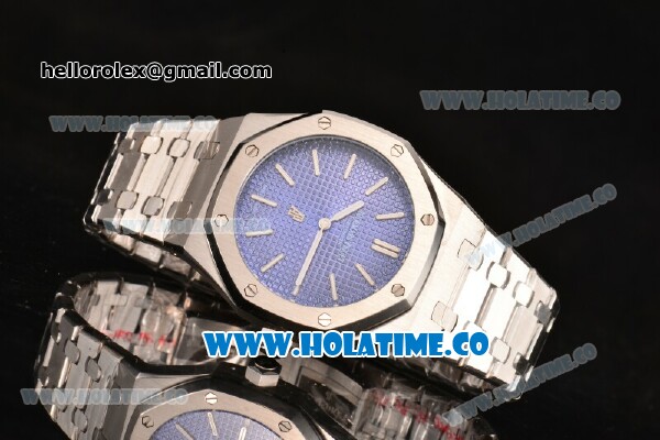 Audemars Piguet Royal Oak 41MM Asia Automatic Full Steel with Stick Markers and Blue Dial - Click Image to Close